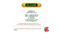 Tablet Screenshot of elcad.cz